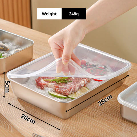 Japanese Stainless Steel Food Storage Boxes