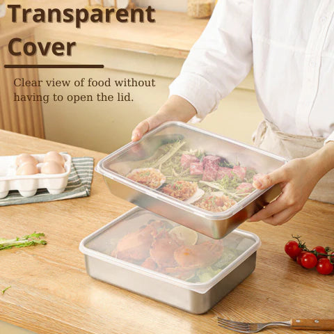 Japanese Stainless Steel Food Storage Boxes