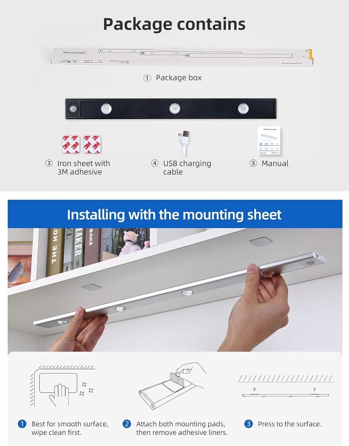 Wireless Motion Sensing Cabinet Lights