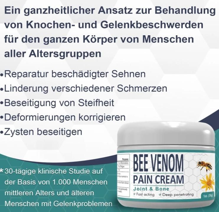 Premium Bee Venom Pain Healing Cream( Buy 1 Get 1 Free)