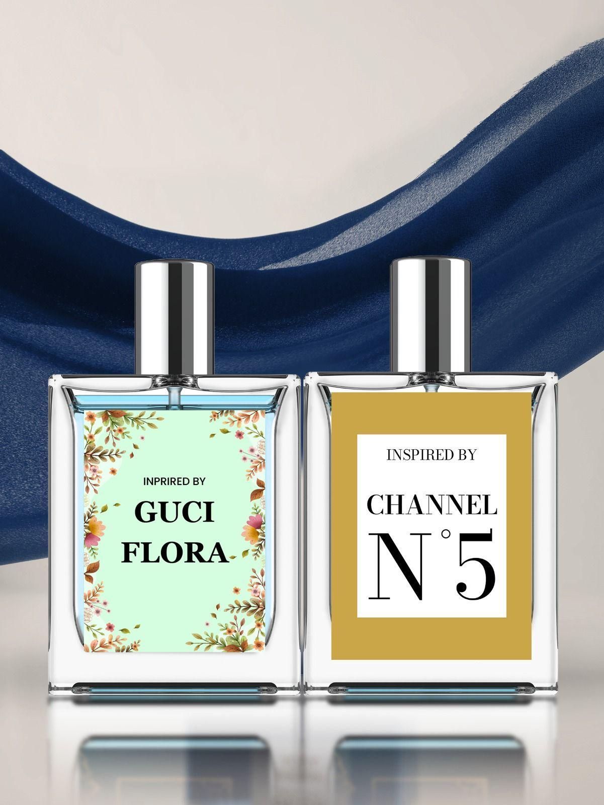 Gucci Flora & Channel N5 Eau De Parfume (Pack of 2)