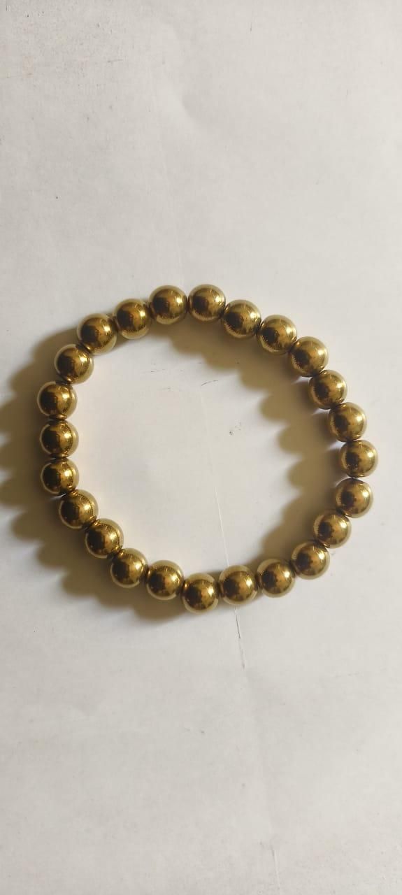 Golden Pyrite Stone Bracelet