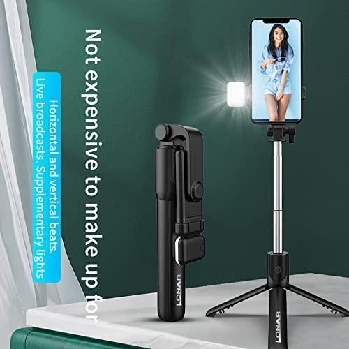 Professional video Microphone kit with Tripod Stand and LED Light