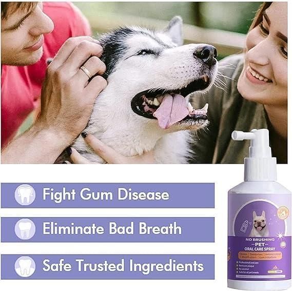 No Brushing Pet Oral Care Spray 50ml Pack of 1