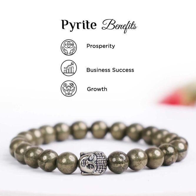 Unisex Pyrite Bracelet