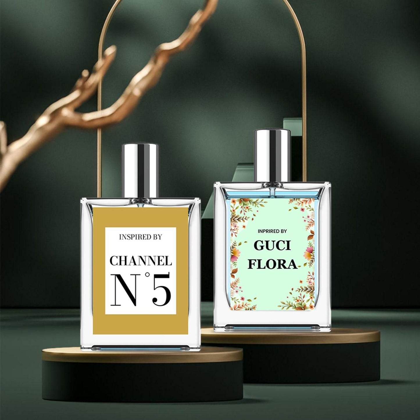 Gucci Flora & Channel N5 Eau De Parfume (Pack of 2)