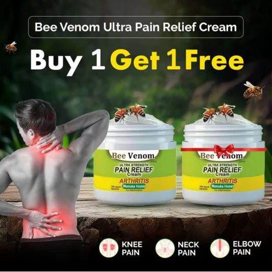 ORIGINAL Bee Venom Ultra Strength Pain Relief Cream (BUY 1 GET 1 FREE)